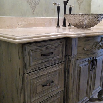 Powder Bathroom - Vanity Cabinet