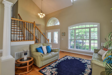 Living room - traditional living room idea in Other