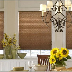 Pleated Shade Dining Room Inspiration - Window Treatments