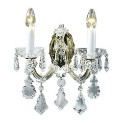 Inviting Home Inc. - Maria Theresa Crystal Sconce, Select Crystal - Wall Sconces