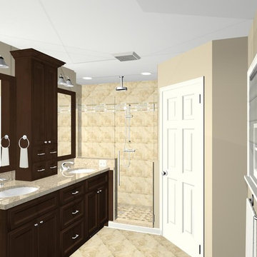 Remodel of a Master Bathroom in a 1969 Colonial Home