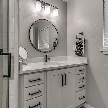 Contemporary White Bathroom