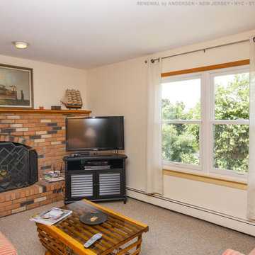 Lovely Family Room with New Double Hung Windows - Renewal by Andersen NJ / NYC