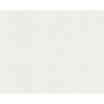 Elegance2, Modern Accent Block Stripes Baroque White Wallpaper Roll