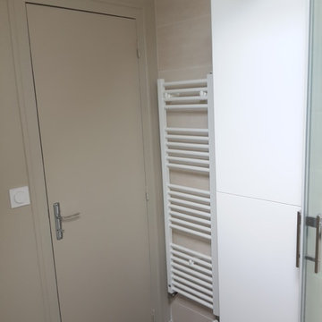 Petite salle de bain sous comble, st Nazaire