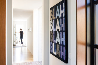 Example of a beach style hallway design in DC Metro