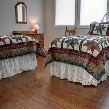Aged Bourbon Antiqued Wide Plank Strand Eucalyptus Flooring