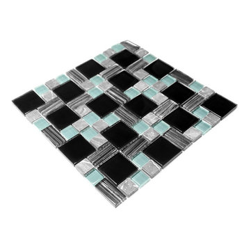 Rectangular Lattice - 3-Dimensional Mosaic Decorative Wall Tile(2PC)