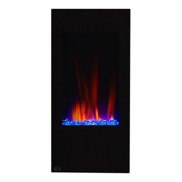 32" Vertical Wall Mounted Fireplace Heater