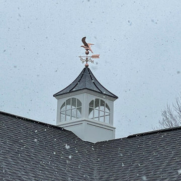 Cupola + Weather Vane Install