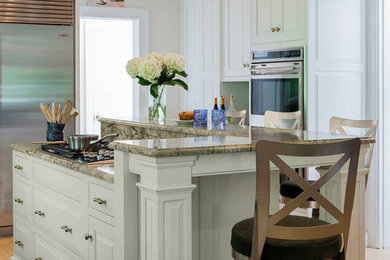 Example of a classic kitchen design in Boston