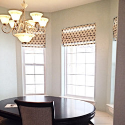 Custom Window Treatments - Roman Shades