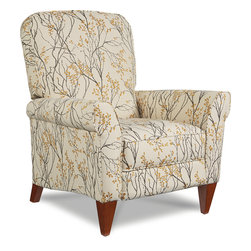 Haven High Leg Recliner by La-Z-Boy shown in Marigold - Products