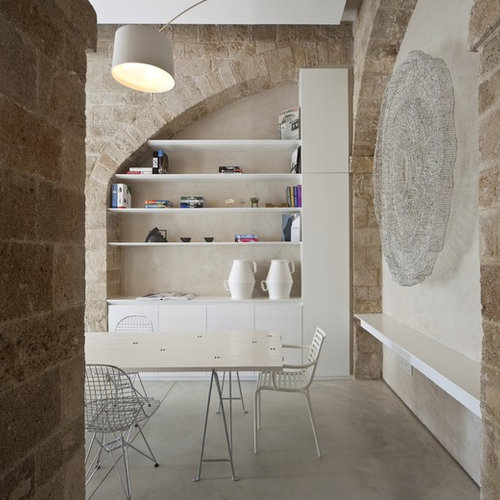 Floating Shelves On Brick Wall Houzz