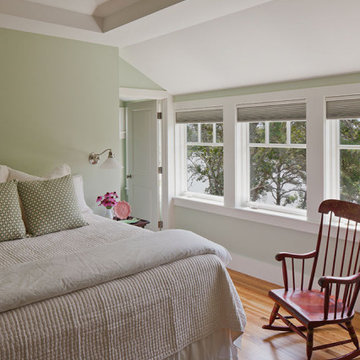 Lakeside Bedroom Design - "Eagles Perch" - Custom Whimsical Lake House on Cape C