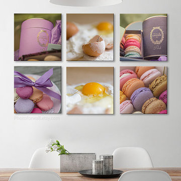 Kitchen gallery wall
