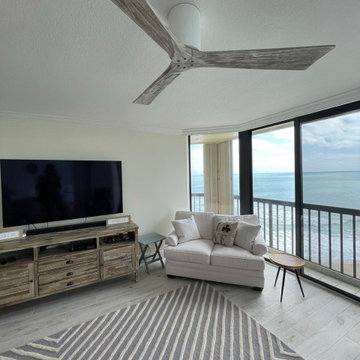 Ocean Front Living Room and Den/Guest room