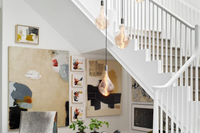 Inspiration for a staircase remodel in Atlanta