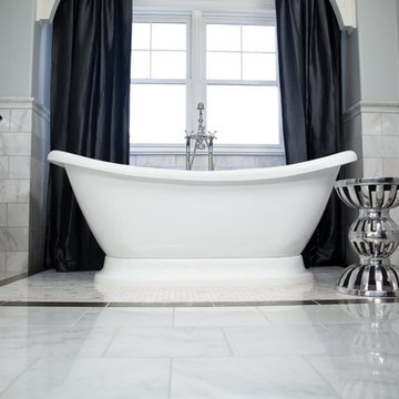 Bianco Carrara Masterbath Western Springs, IL