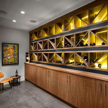 Contemporary Wine Cellar