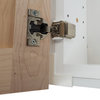 Gables Slab Panel Frameless Recessed Bathroom Medicine Cabinet 14x18, Primed Gra