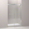KOHLER Levity Sliding Shower Door with Towel Bar and 1/4" Crystal Clear Glass