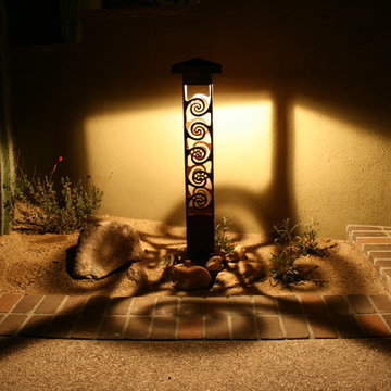 Swirls 6x6 Bollard