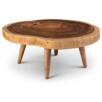 Naturals Freddie Coffee Table, Natural Chamcha