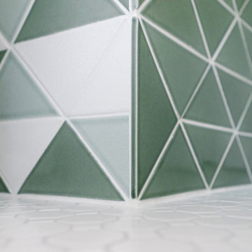 Chase Daniel's Triangle Tile Bathroom