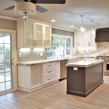 Custom Chic kitchen in Covina