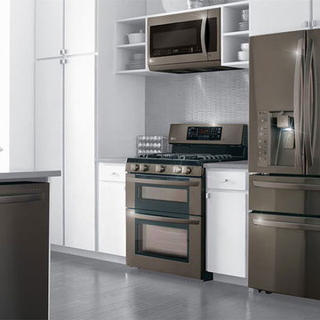 LG Black Stainless Steel Appliances