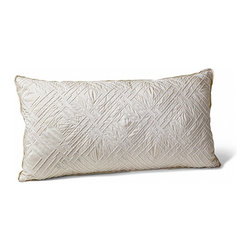 Emelio II Cream Pillow - Decorative Pillows