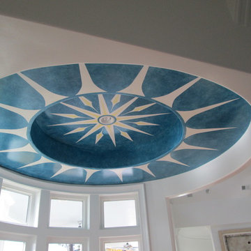 Three dimensional ceiling mural