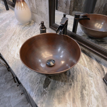 Brown Fantasy Granite Master Bath