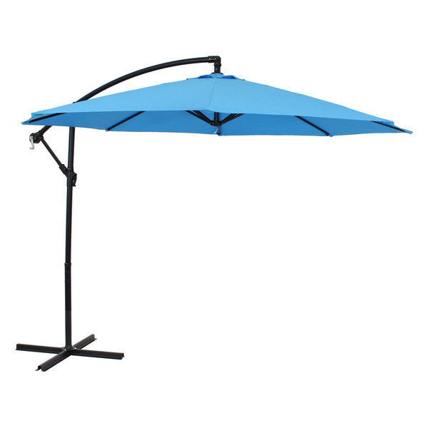 Sunnydaze Decor9 Offset Cantilever Patio Umbrella Blue Dailymail