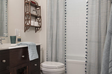 Inspiration for a transitional bathroom remodel in St Louis