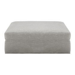 Pavo Outdoor Ottoman - Outdoor Cushions And Pillows