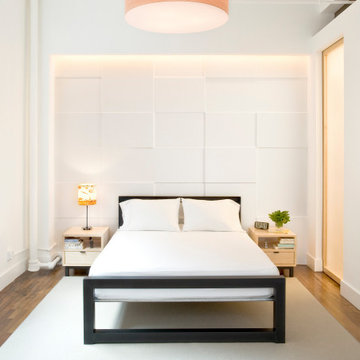 Open Concept Loft: Bedroom