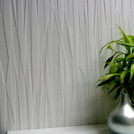 Folded Paper Paintable Textured Vinyl Wallpaper Bolt