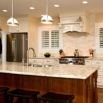 A Galley Kitchen Transformed to Meet Falls Church Homeowner's Vision