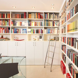 Vario Rolling Telescoping Library Ladder SL.6005.KL - Storage And Organization