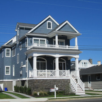 Tall, skinny Renovation, Longport, NJ - Gerber Residence, TJCarchitect