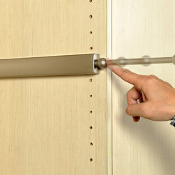 Push Open Satin Nickel Telescopic Valet Rod - Products