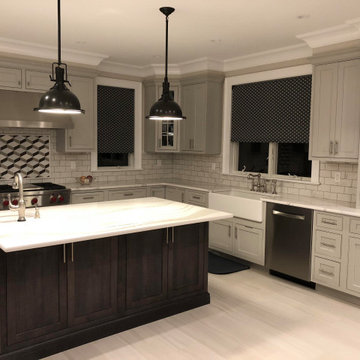 Transitional Kitchen by Darren Press