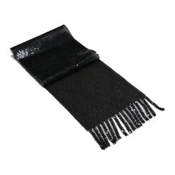 Aluminum metal fabric table runner - Table Runners