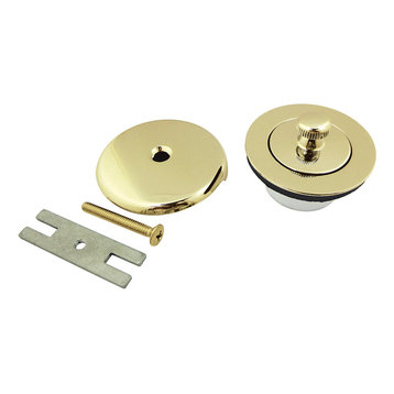 Made to Match Lift and Turn Tub Drain Kit, Polished Brass Made to Match