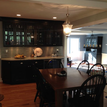 Transitional White Kitchen in Ridgefield, CT