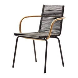 Cane-line Sidd Dining Chair Armchair Brown - Dining Chairs