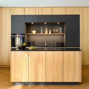 Designküche Holz