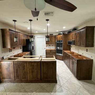 Kitchen and Bathroom Reface with Partial Build